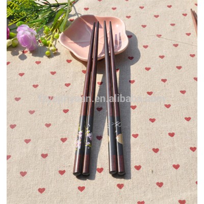 dragonfly and sakura wooden chopsticks japanese high quality for sushi custom printed